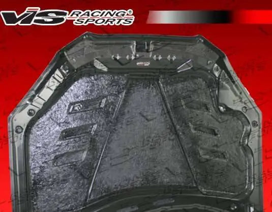 2009-2012 Hyundai Genesis 2 doors TERMINATOR GT Style Carbon Fiber Black Hood-3