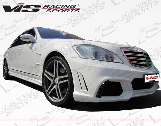 2010-2013 Mercedes S Class W221 4 doors VIP Style FRP Primer Front Bumper-4