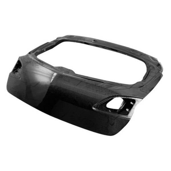 2010-2013 Mazda 3 Hatchback OEM Style Carbon Fiber Black Trunk-2