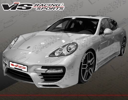 2010-2013 Porsche Panamera Concept D Style FRP Primer Front Bumper-4