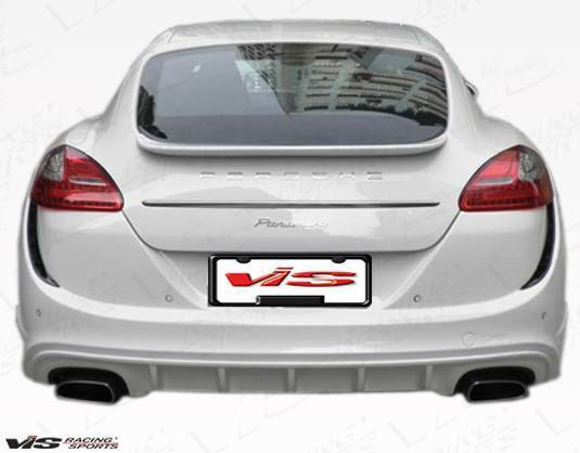 2010-2013 Porsche Panamera Concept D Style FRP Primer Rear Lip-3