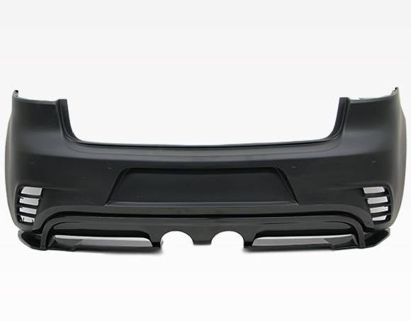 2010-2014 Volkswagen MK6 FRP Carbon Fiber Black Rear Bumper-4