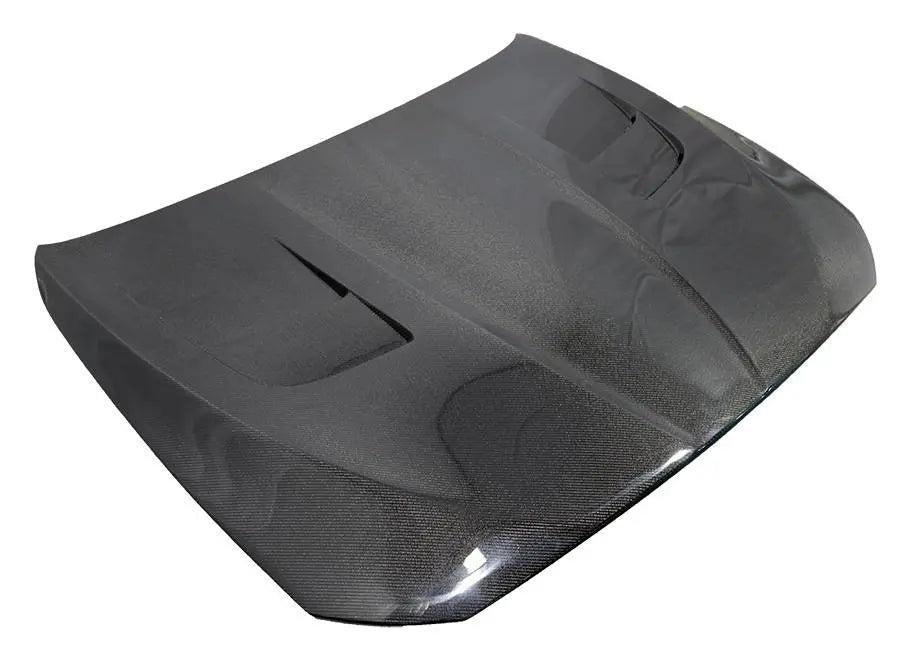2011-2016 BMW 5 SERIES F10 4 doors Carbon Fiber Black Hood-1