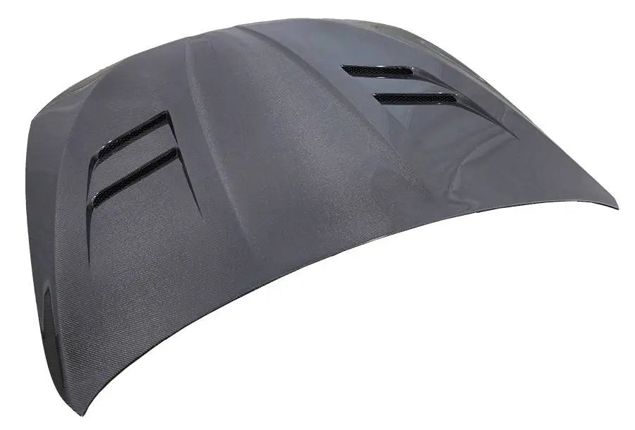 2011-2016 BMW 5 SERIES F10 4 doors Carbon Fiber Black Hood-3