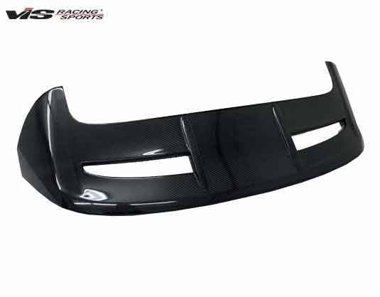 2011-2016 Ford Fiesta 2 doors 4 doors Carbon Fiber Black Spoiler-3