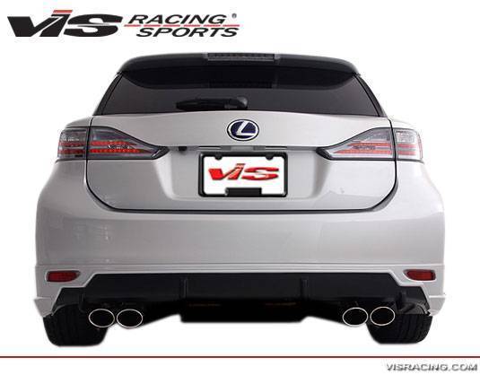2011-2013 Lexus CT FRP Primer Rear Lip-2