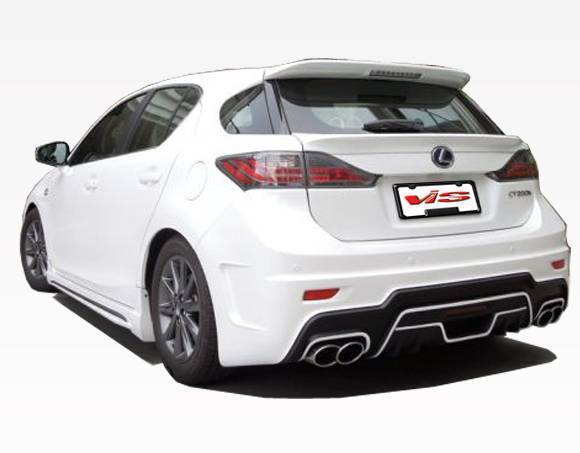 2011-2013 Lexus CT VIP Style FRP Primer Rear Bumper-1