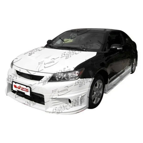 2011-2013 Scion TC 2 doors Gen X Style FRP Primer Side Skirts-2