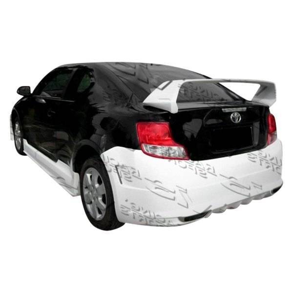 2011-2013 Scion TC 2 doors R35 Style FRP Primer Rear Bumper-1