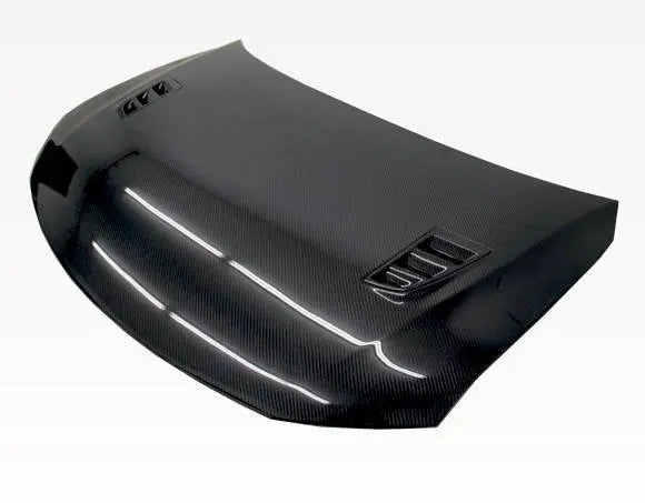 2011-2013 Scion TC 2 doors RR Style Carbon Fiber Black Hood-4