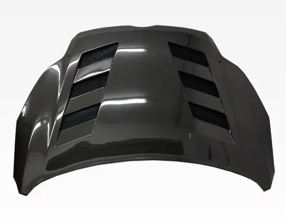 2012-2014 Ford Focus 2 doors 4 doors AMS Style Carbon Fiber Black Hood-3