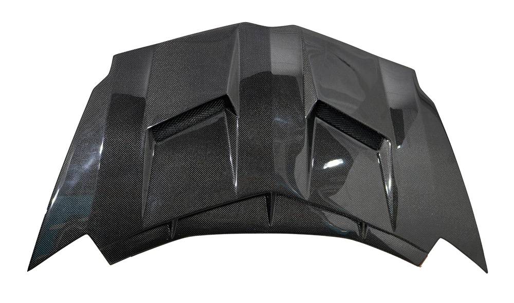 2012-2020 Lamborghini Aventador 2 doors VIPER Style Carbon Fiber Black Hood-3