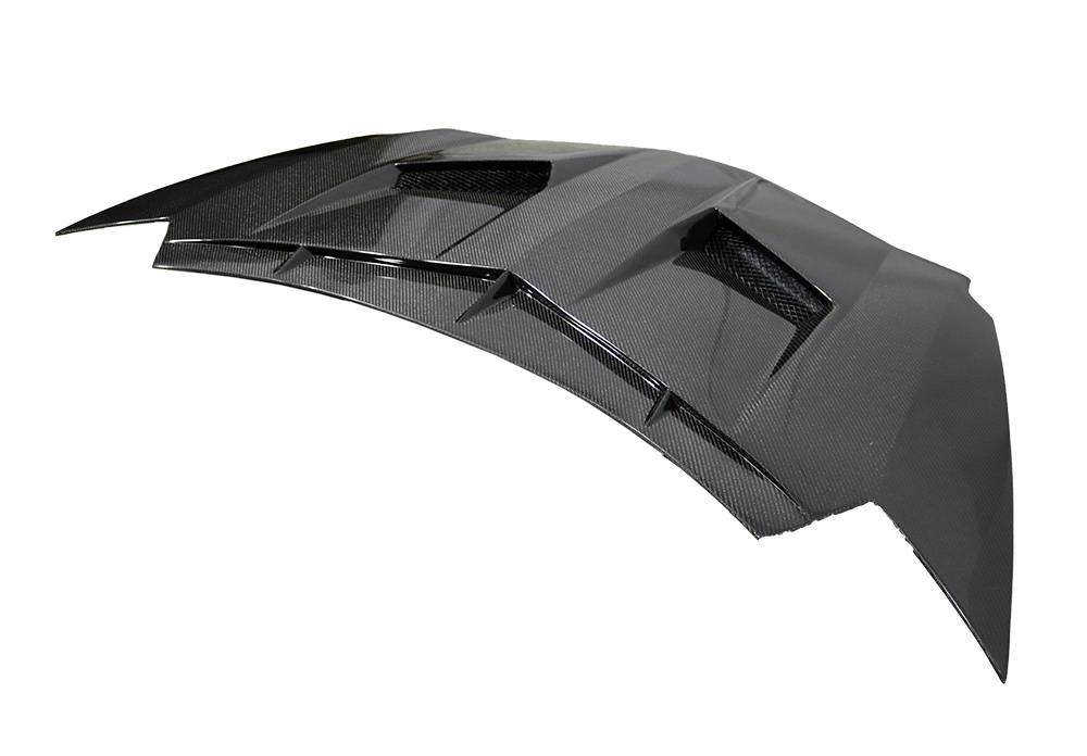 2012-2020 Lamborghini Aventador 2 doors VIPER Style Carbon Fiber Black Hood-4