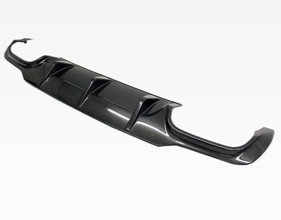 2012-2014 Mercedes C Class W204 4 doors Carbon Fiber Black Diffuser-3