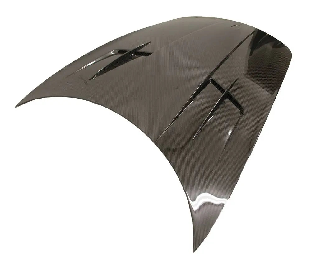 2012-2019 Porsche 991 2 doors GT Style Carbon Fiber Black Hood-1