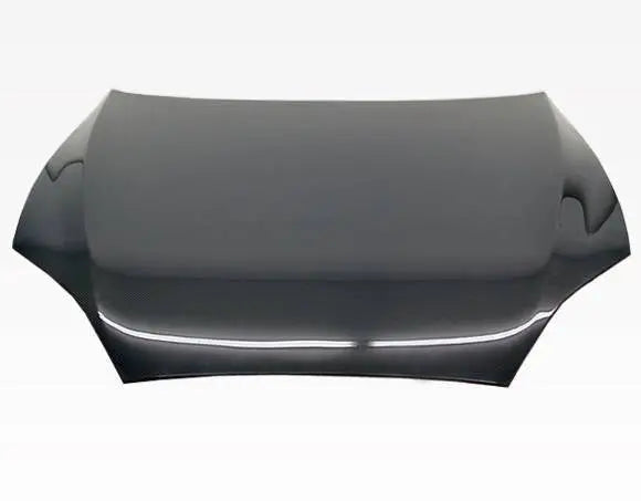 2012-2015 Tesla Model S 4 doors OEM Style Carbon Fiber Black Hood-3
