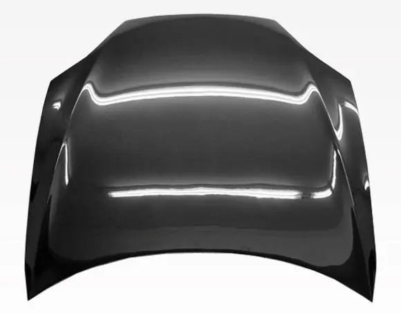 2012-2015 Tesla Model S 4 doors OEM Style Carbon Fiber Black Hood-4