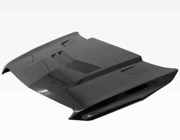 2013-2019 Cadillac ATS 4 doors DV Style Carbon Fiber Black Hood-1