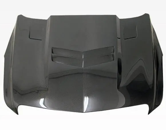 2013-2019 Cadillac ATS 4 doors DV Style Carbon Fiber Black Hood-2