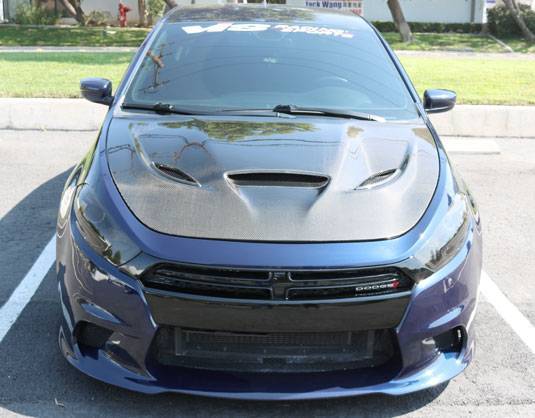 2013-2017 Dodge Dart FRP Primer Front Bumper-3