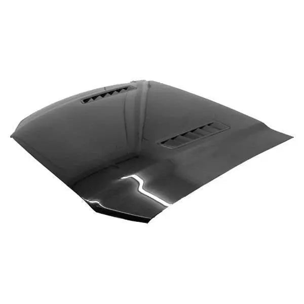 2013-2014 Ford Mustang 2 doors GT Style Carbon Fiber Black Hood-1