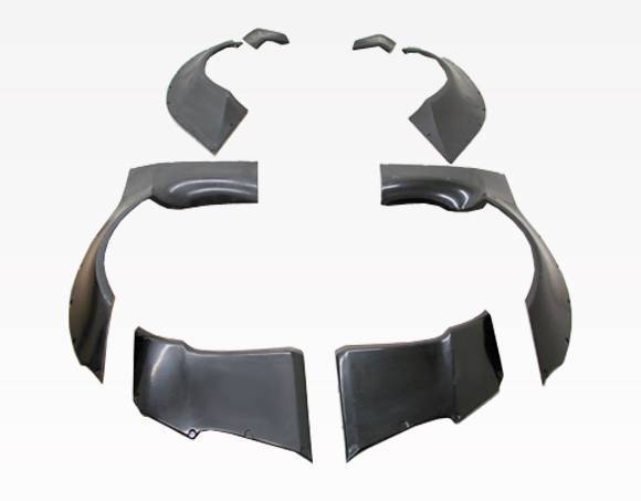 2013-2020 Scion FRS 2 doors FRP Primer Fender Flares-2