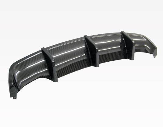 2014-2015 Mercedes CLA Carbon Fiber Black Diffuser-1