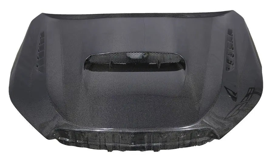 2014-2018 Subaru Forester 4 doors V Line Style Carbon Fiber Black Hood-2