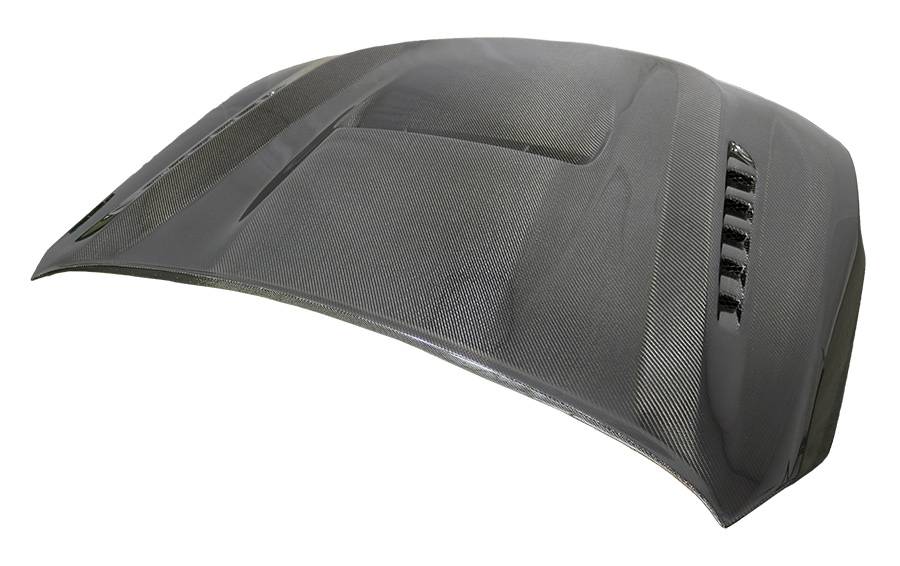 2014-2018 Subaru Forester 4 doors V Line Style Carbon Fiber Black Hood-3