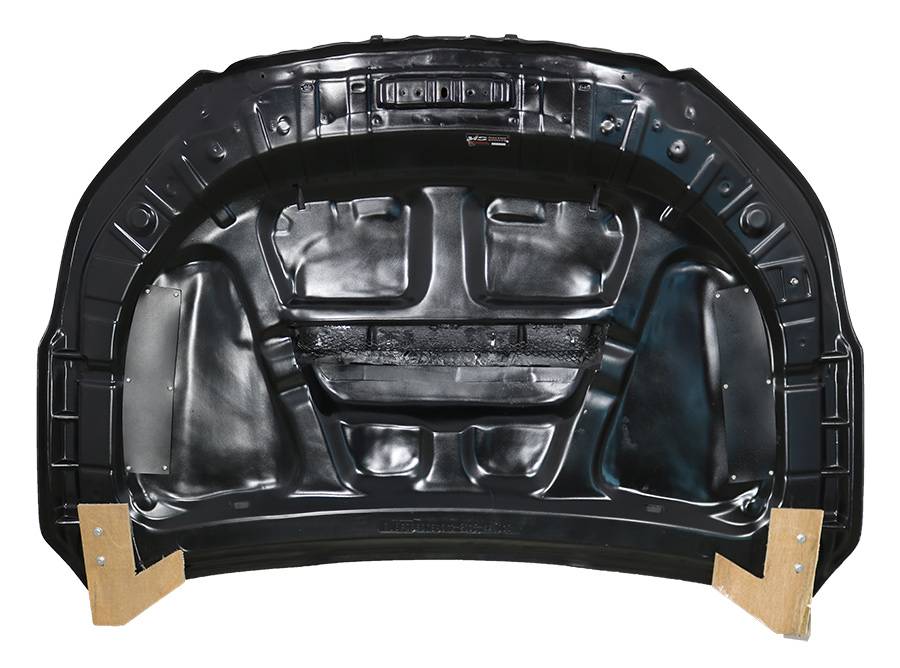 2014-2018 Subaru Forester 4 doors V Line Style Carbon Fiber Black Hood-4