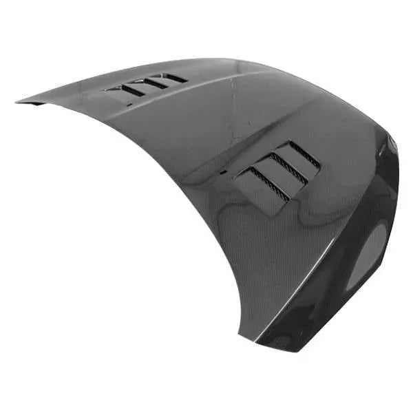 2015-2018 Ford Focus 2 doors 4 doors Racing Serice Style Carbon Fiber Black Hood-1