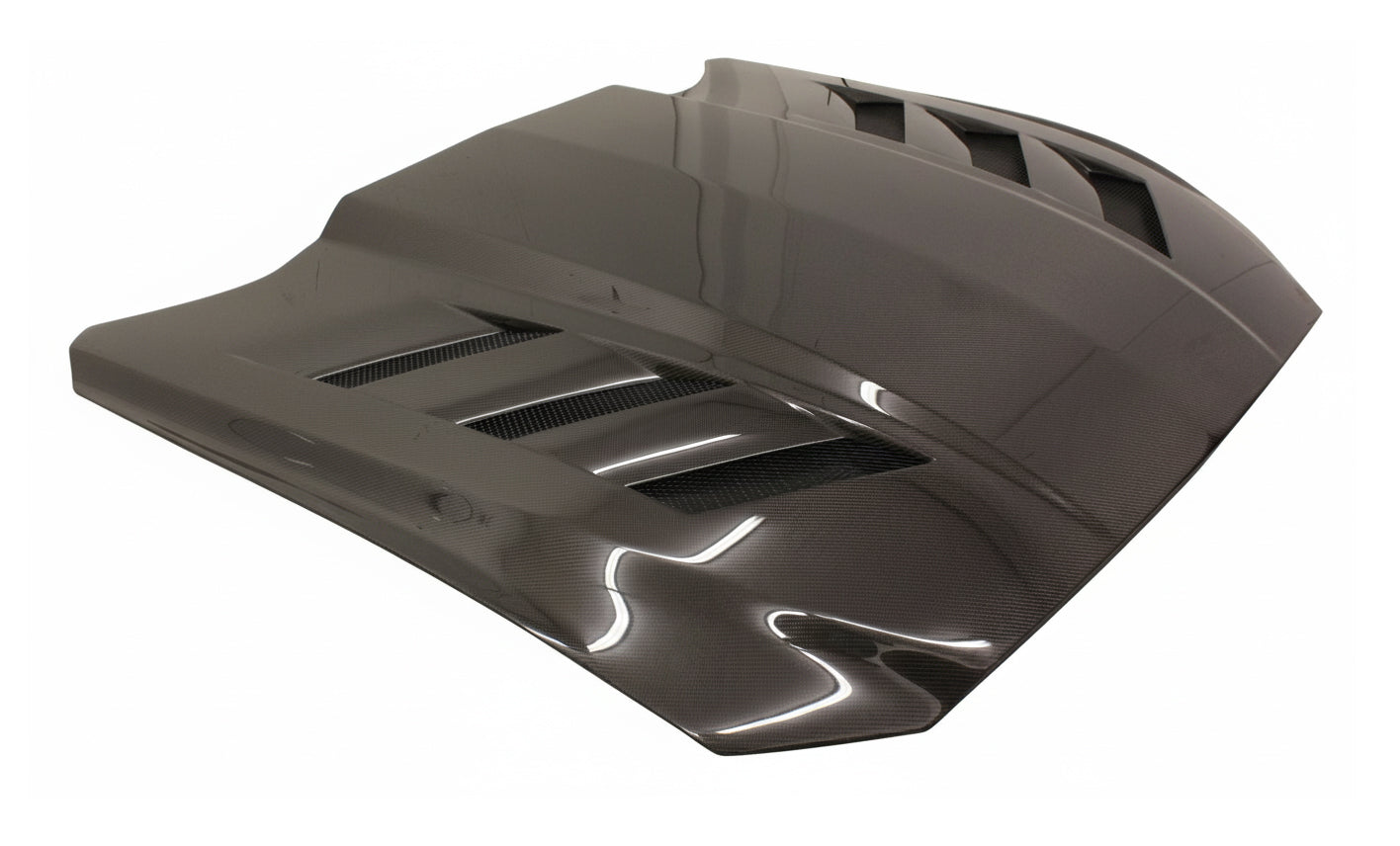 Carbon Fiber Hood AMS Style for Ford MUSTANG 2DR 2015-2017