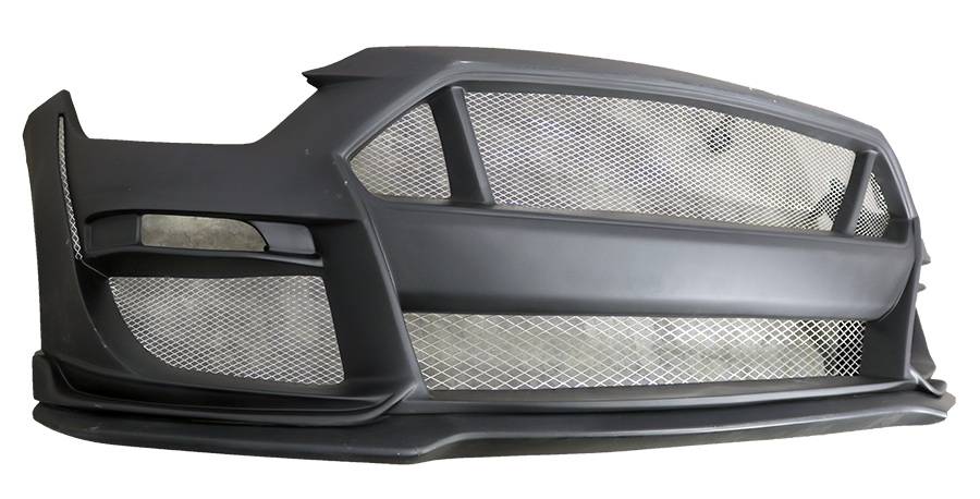 2015-2017 Ford Mustang 2 doors FRP Primer Front Bumper-3