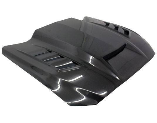 2015-2017 Ford Mustang 2 doors TERMINATOR Style Carbon Fiber Black Hood-1