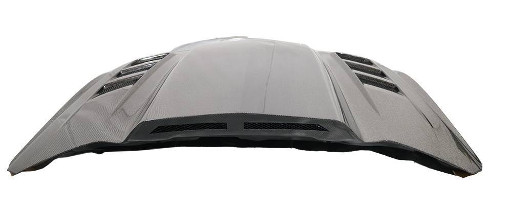 2015-2017 Ford Mustang 2 doors TERMINATOR Style Carbon Fiber Black Hood-4