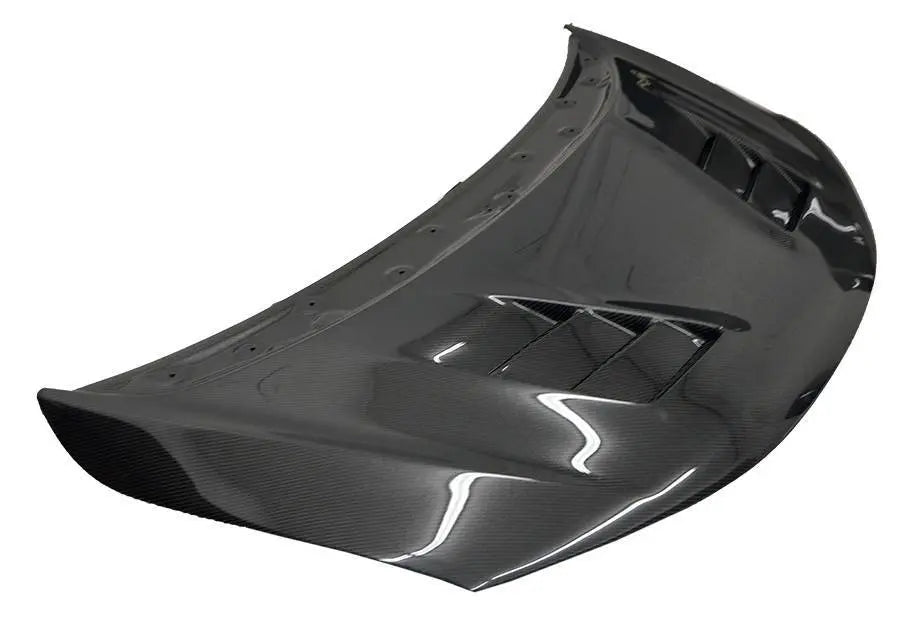 2015-2017 Honda Fit 4 doors RR Style Carbon Fiber Black Hood-1