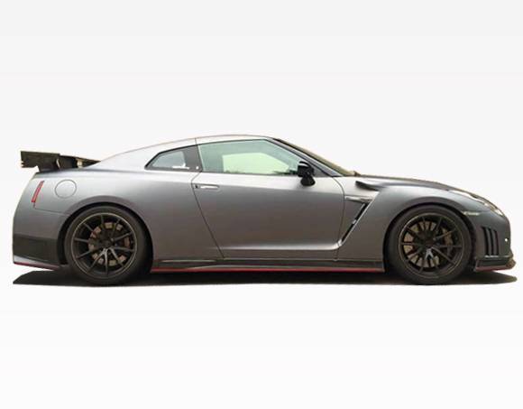 2009-2016 Nissan Skyline R35 GTR Carbon Fiber Black Fenders-3
