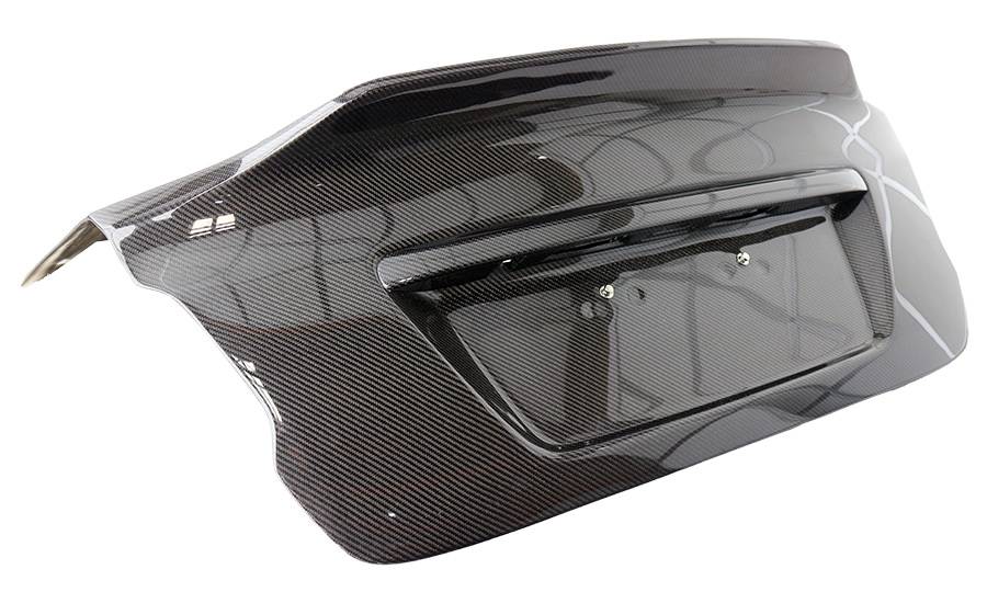 2015-2021 Subaru WRX 4 doors Carbon Fiber Black Trunk-2