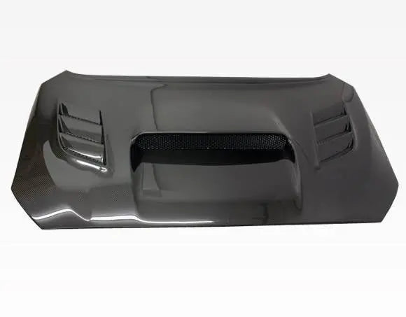 2015-2021 Subaru WRX 4 doors VS 2 Style Carbon Fiber Black Hood-3