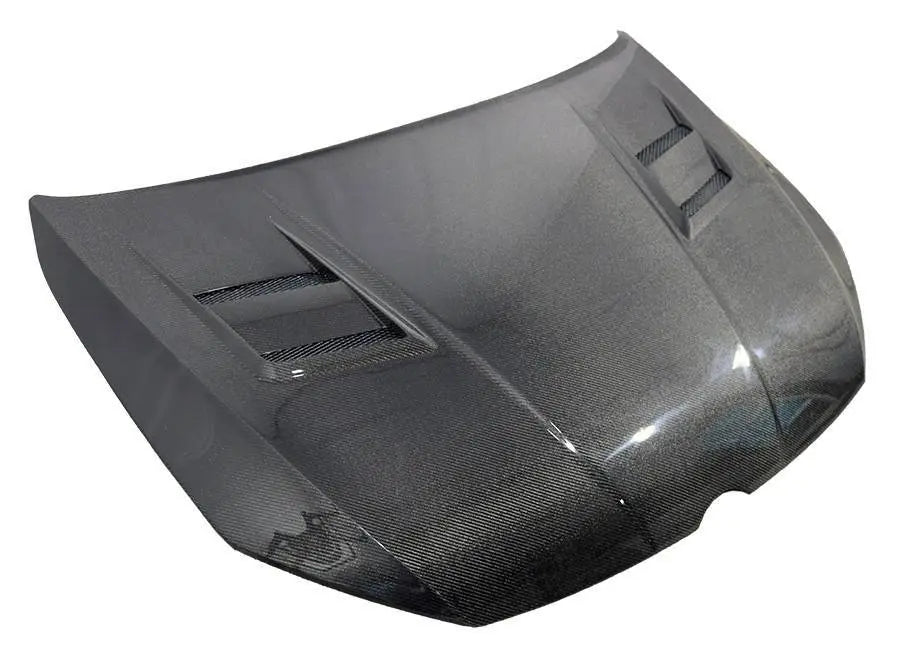 2015-2021 Volkswagen Golf 6 2 doors 4 doors A SPEC Style Carbon Fiber Black Hood-1