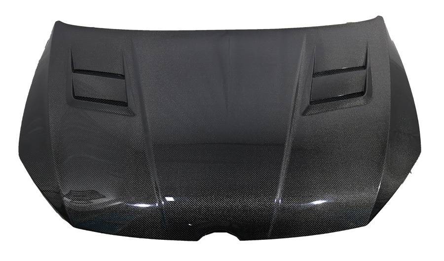 2015-2021 Volkswagen Golf 6 2 doors 4 doors A SPEC Style Carbon Fiber Black Hood-2