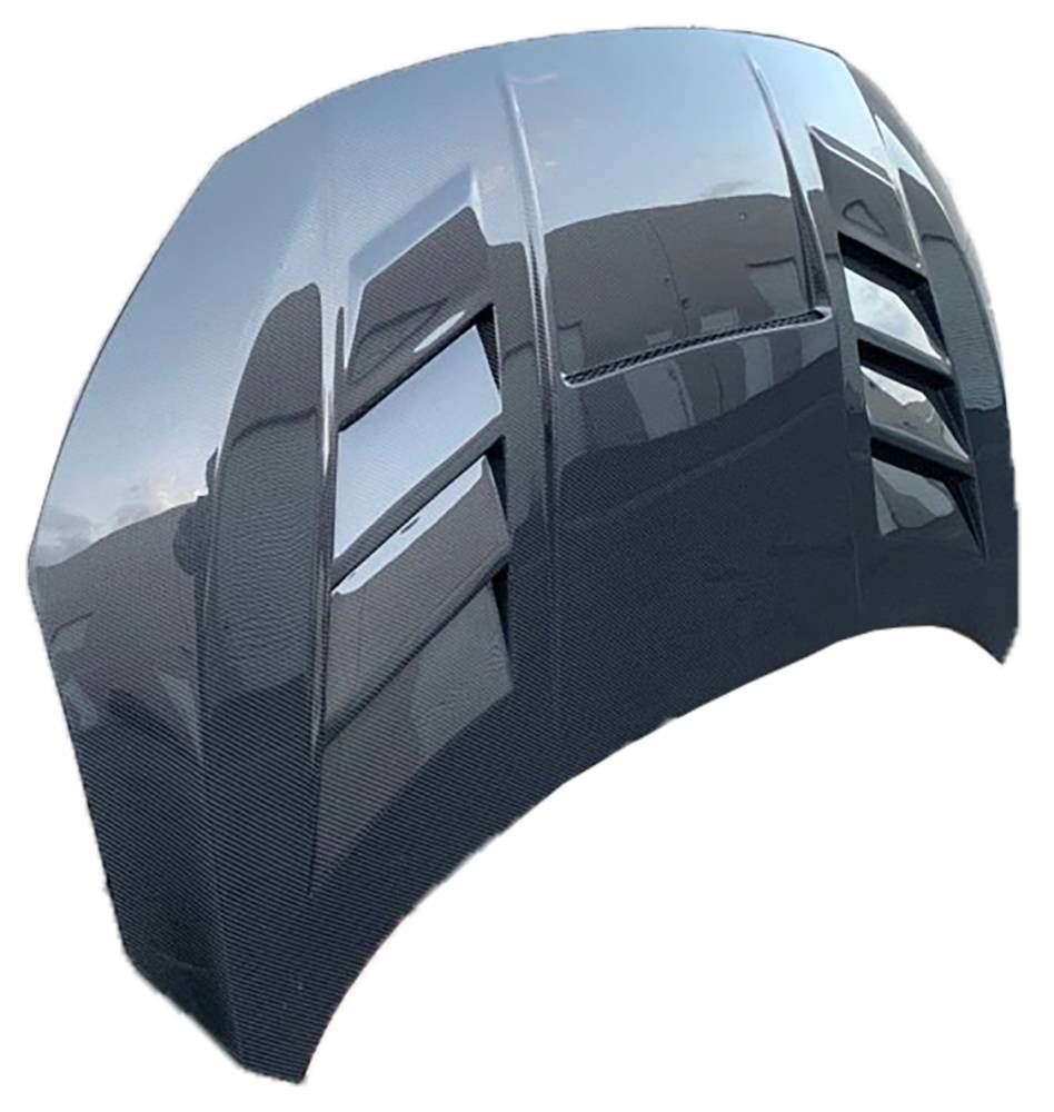 2016-2021 Honda Civic VS 2 Style Carbon Fiber Hood-2