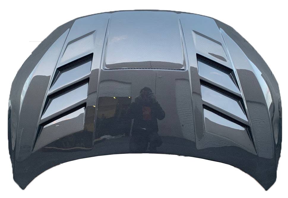 2016-2021 Honda Civic VS 2 Style Carbon Fiber Hood-3