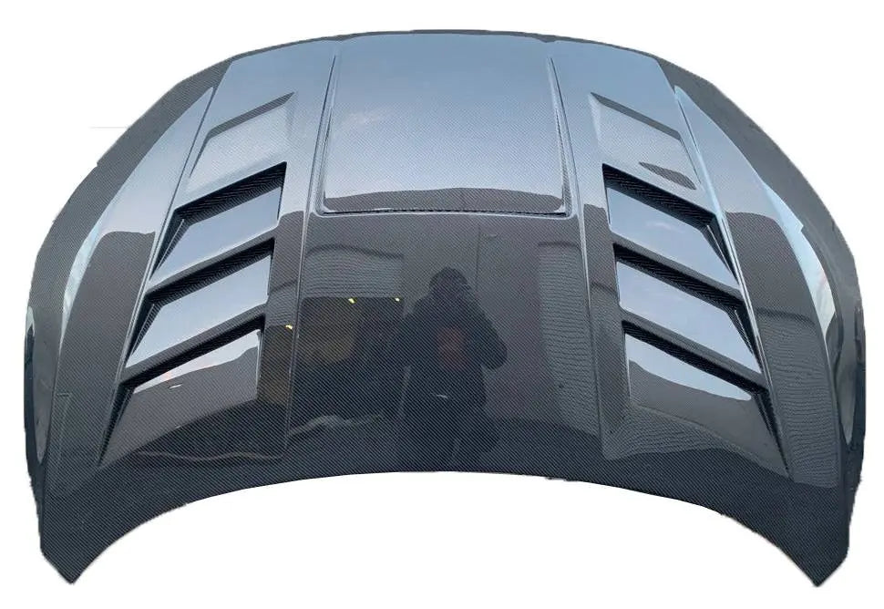 2016-2021 Honda Civic VS 2 Style Carbon Fiber Hood-3