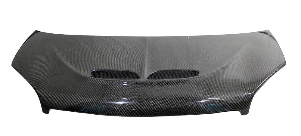 2016-2019 Smart Fortwo AS Style Carbon Fiber Black Hood-1