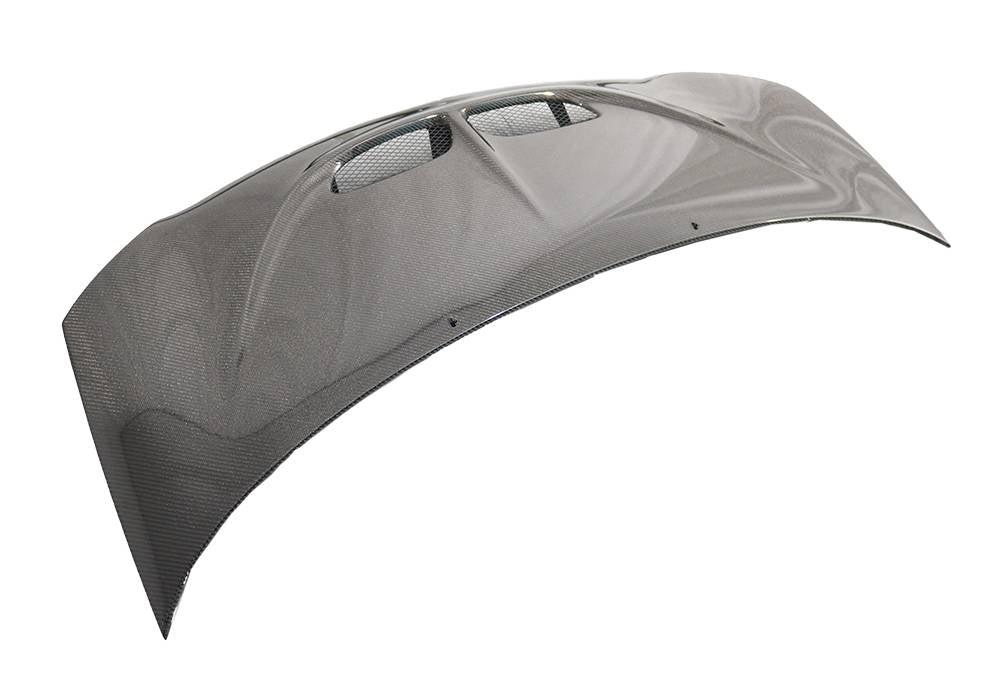 2016-2019 Smart Fortwo AS Style Carbon Fiber Black Hood-3