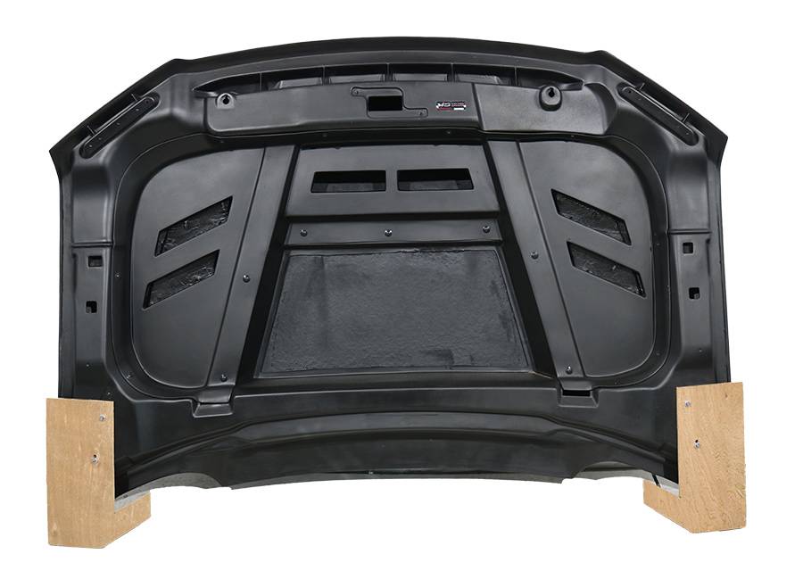 2017-2020 Ford F150 TERMINATOR Style Carbon Fiber Black Hood-3