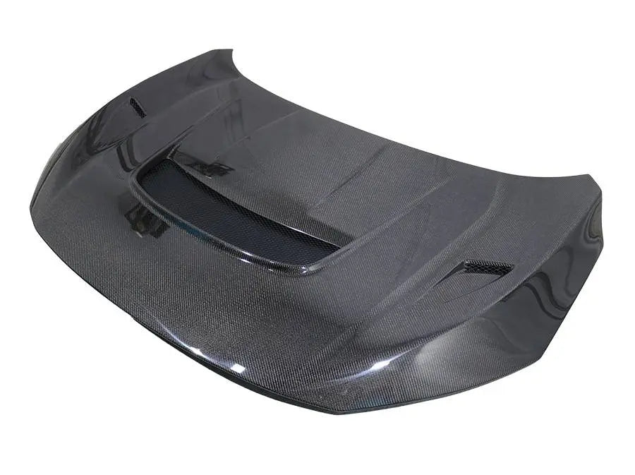 2017-2021 Honda Civic VRS Style Carbon Fiber Black Hood-1