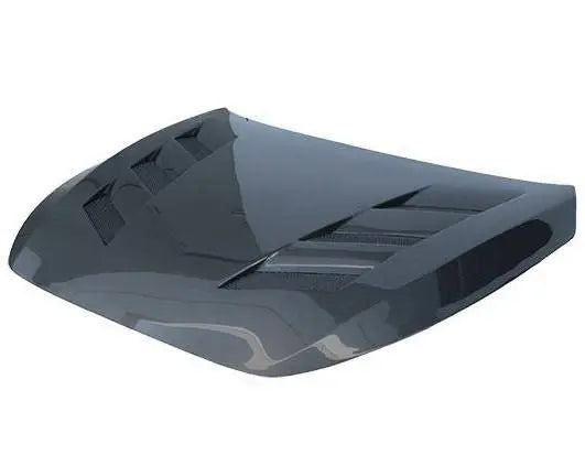 2017-2020 Infiniti Q60 2 doors AMS Style Carbon Fiber Black Hood-1