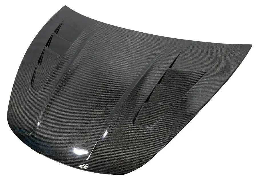 2017-2022 Tesla Model 3 4 doors Carbon Fiber Black Hood-1